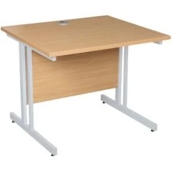 Karbon K3 Rectangular Deluxe Cantilever Desk -Cheap Office Desks Store 108825