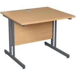Karbon K3 Rectangular Deluxe Cantilever Desk -Cheap Office Desks Store 108826