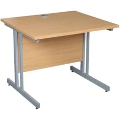 Karbon K3 Rectangular Deluxe Cantilever Desk -Cheap Office Desks Store 108827