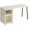 Solis Home Office Desk With Fixed Open Pedestal -Cheap Office Desks Store 108968