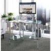 Glacier Glass Computer Desk -Cheap Office Desks Store 109207