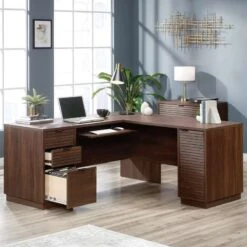 Lewen L-Shaped Home Office Desk -Cheap Office Desks Store 109632