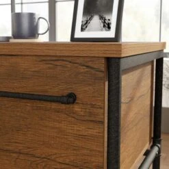 Fabrica Industrial Style Double Pedestal Desk 19 Fabrica Industrial Style Double Pedestal Desk -Cheap Office Desks Store 109711