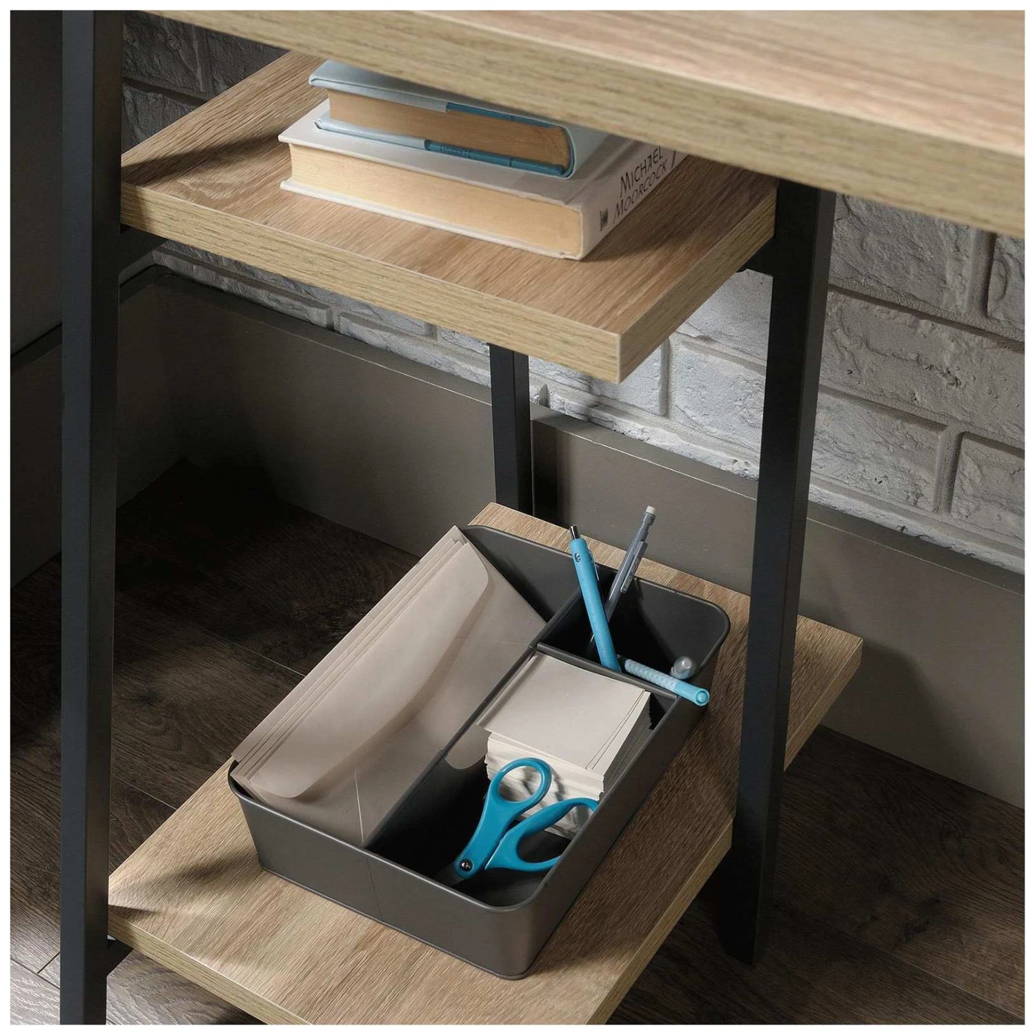 Foundry Home Office Desk With Shelves 8 Foundry Home Office Desk With Shelves - Image 6