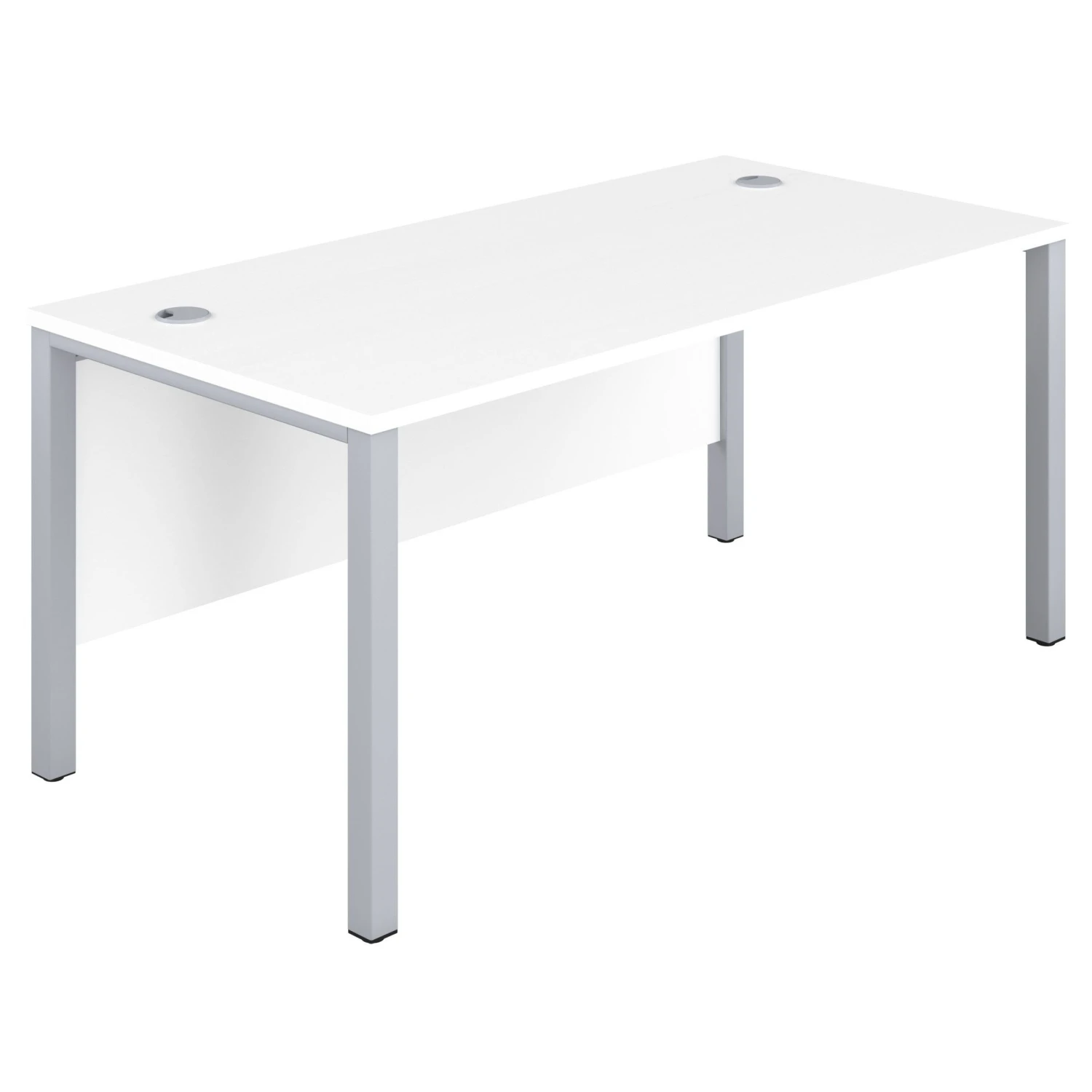 Commerce II Executive White Rectangular Office Desks 4 Commerce II Executive White Rectangular Office Desks - Image 2