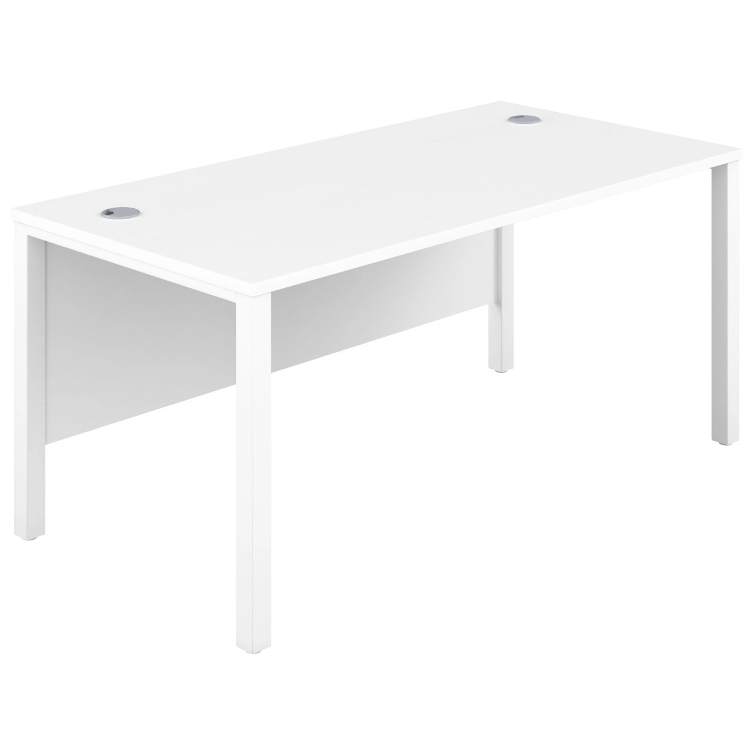 Commerce II Executive White Rectangular Office Desks 3 Commerce II Executive White Rectangular Office Desks