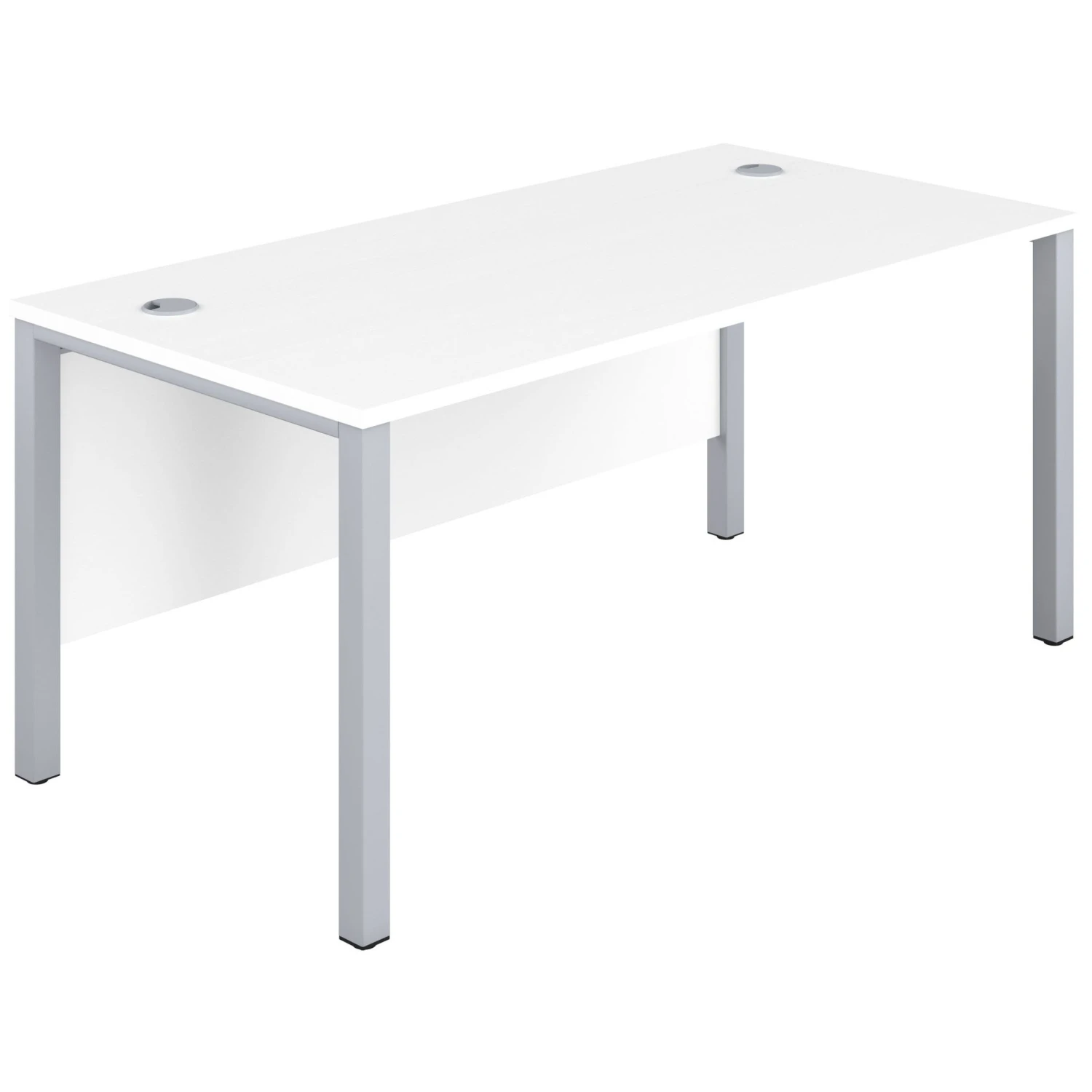 Commerce II Executive White Rectangular Office Desks 7 Commerce II Executive White Rectangular Office Desks - Image 5