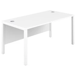 Commerce II Executive White Rectangular Office Desks 17 Commerce II Executive White Rectangular Office Desks -Cheap Office Desks Store 111808
