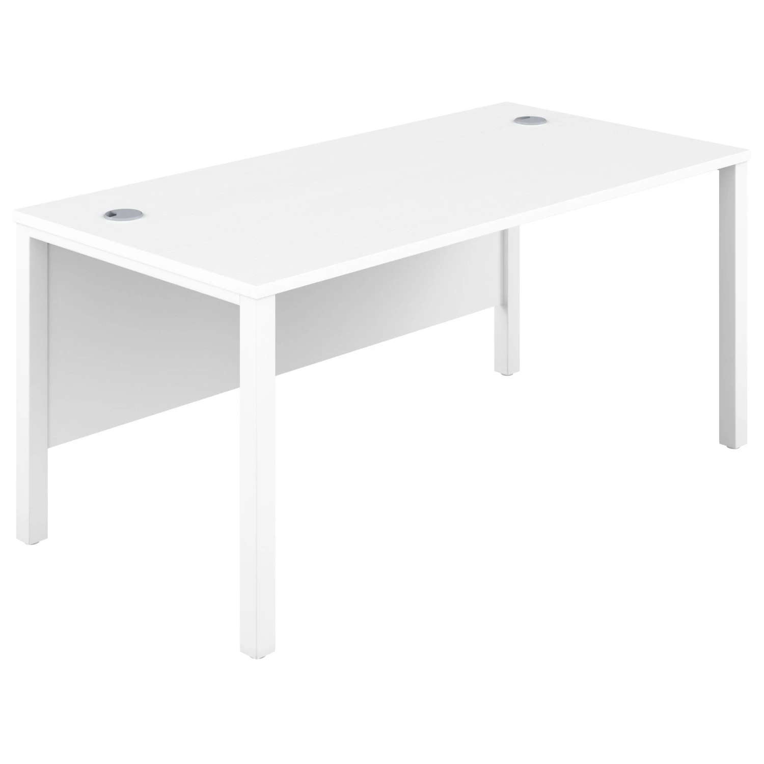 Commerce II Executive White Rectangular Office Desks 10 Commerce II Executive White Rectangular Office Desks - Image 8