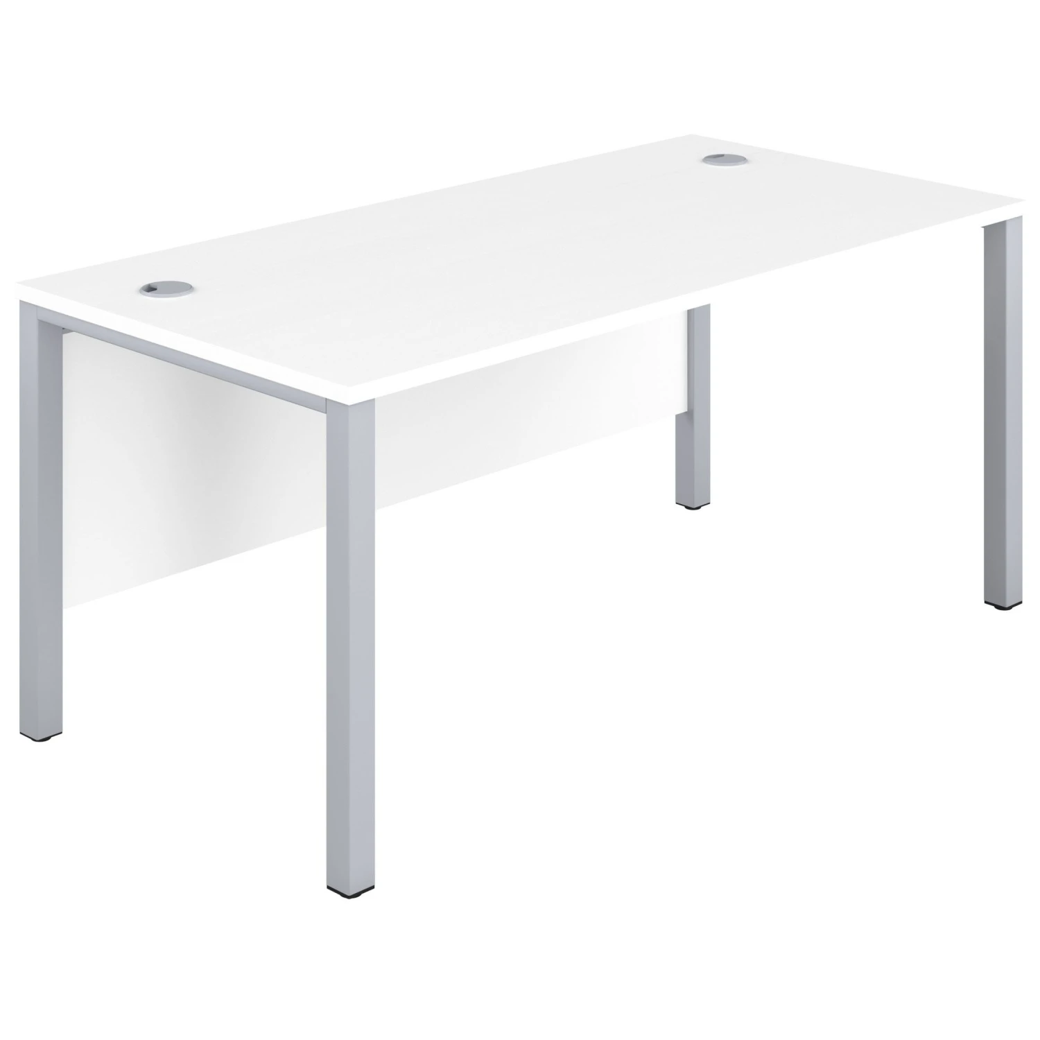 Commerce II Executive White Rectangular Office Desks 9 Commerce II Executive White Rectangular Office Desks - Image 7