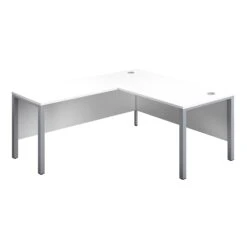 Commerce II Executive White Return Workstations -Cheap Office Desks Store 111918