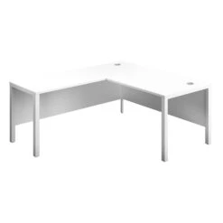 Commerce II Executive White Return Workstations -Cheap Office Desks Store 111919