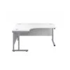Commerce II Deluxe White Ergonomic Office Desks