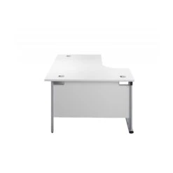 Commerce II Deluxe White Ergonomic Office Desks -Cheap Office Desks Store 112072