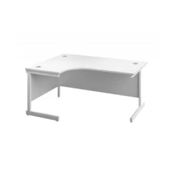 Commerce II White Ergonomic Office Desks -Cheap Office Desks Store 112303