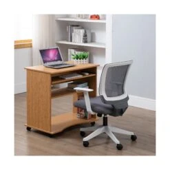 Aspyre Compact Mobile Home Office Desk -Cheap Office Desks Store 112722