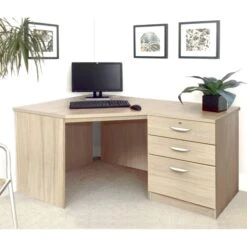 Agency Meta Home Office Corner Desk -Cheap Office Desks Store 113565