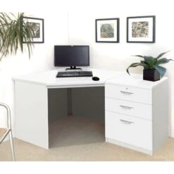 Agency Meta Home Office Corner Desk -Cheap Office Desks Store 113566
