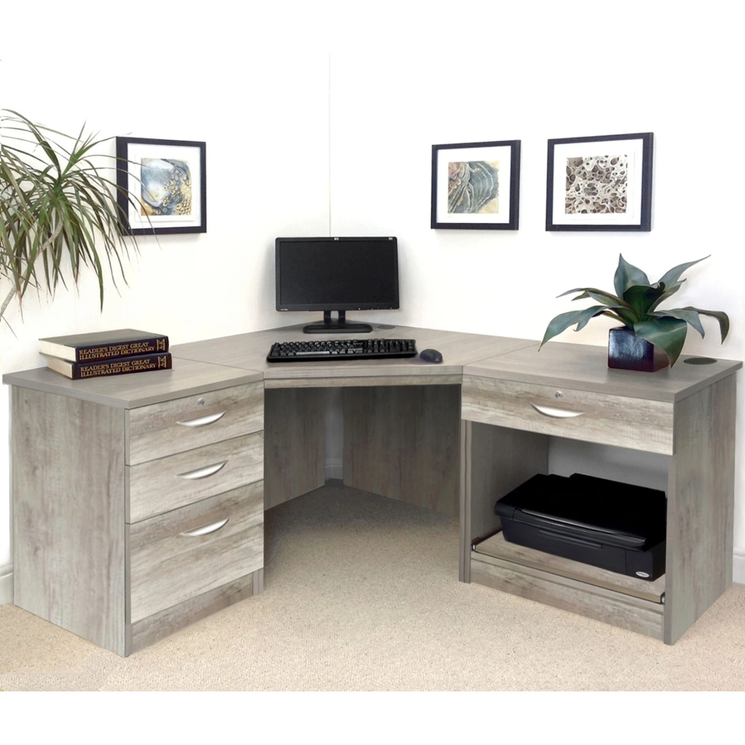 Agency Terra Home Office Compact Corner Desk 6 Agency Terra Home Office Compact Corner Desk - Image 4