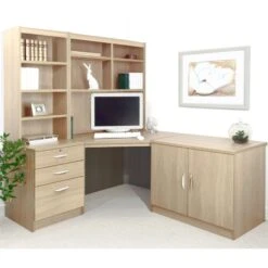 Agency Metro Home Office Corner Unit -Cheap Office Desks Store 113793