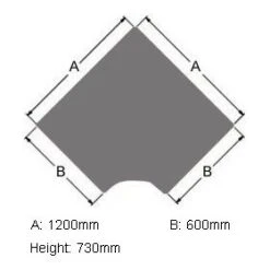 NEXT DAY InterAct Corner Cantilever Desks 21 NEXT DAY InterAct Corner Cantilever Desks -Cheap Office Desks Store 114982