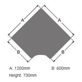 NEXT DAY InterAct Corner Cable Managed Desks 4 NEXT DAY InterAct Corner Cable Managed Desks - Image 2