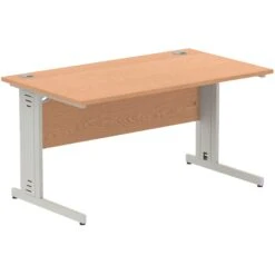 NEXT DAY InterAct Rectangular Cable Managed Desks -Cheap Office Desks Store 114986