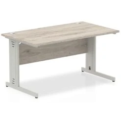 NEXT DAY InterAct Rectangular Cable Managed Desks -Cheap Office Desks Store 118103