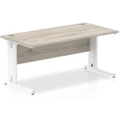 NEXT DAY InterAct Rectangular Cable Managed Desks -Cheap Office Desks Store 118105